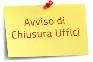 Avviso chiusura ufficio comunali