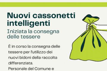 Distribuzione tessere cassonetti intelligenti