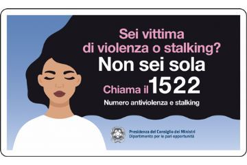 Numero 1522 vittime di violenza di genere e stalking